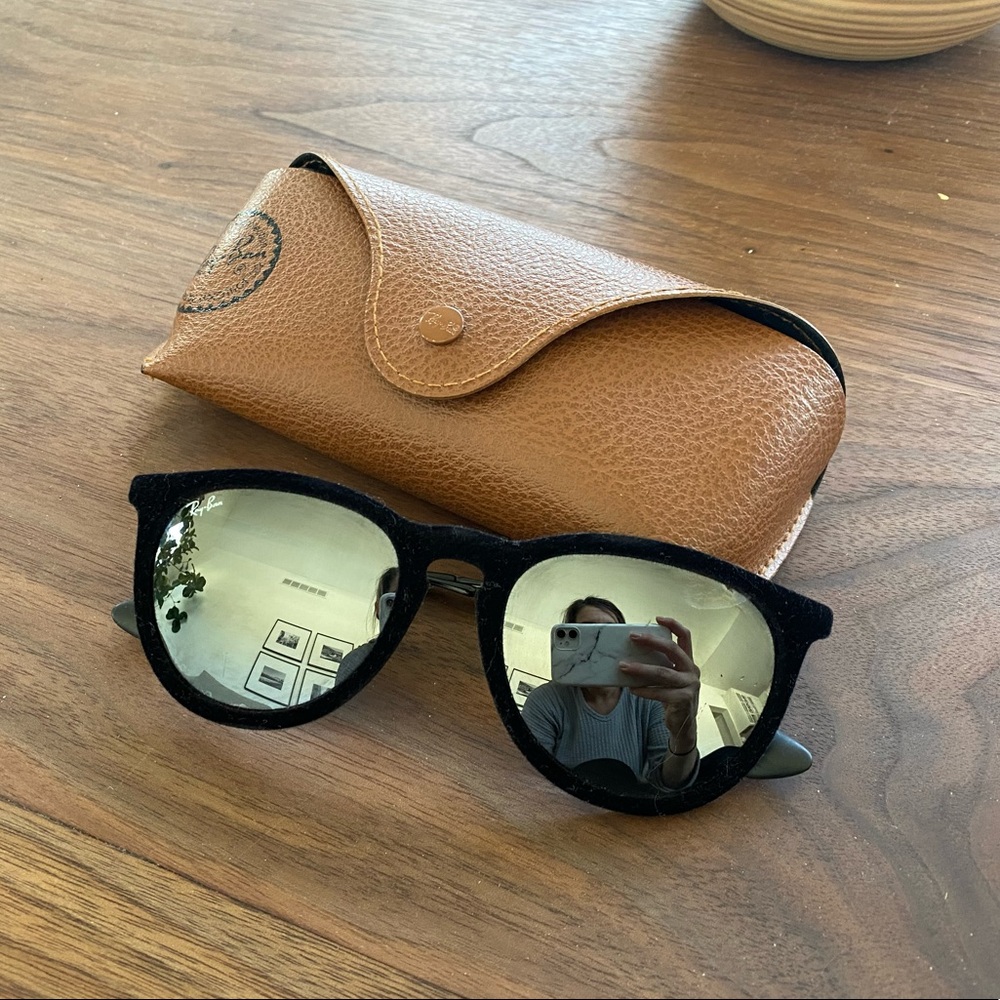 Ray-Ban Erika Velvet Mirror Sunglasses